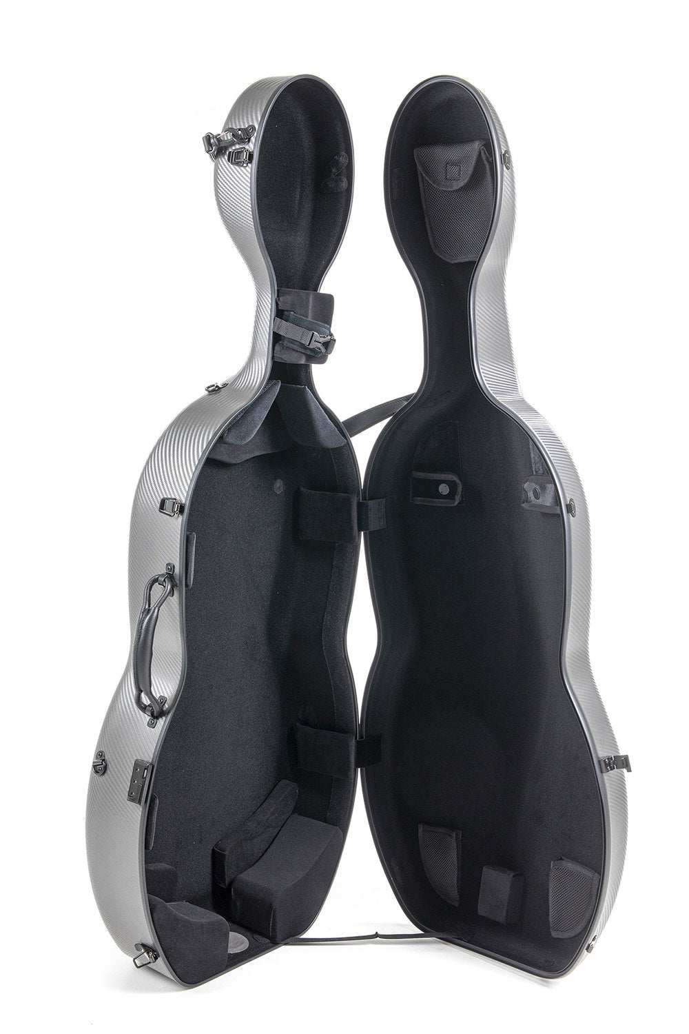 GEWA Polycarbonate 4.6 étui de violoncelle 4/4, gris, Rolly