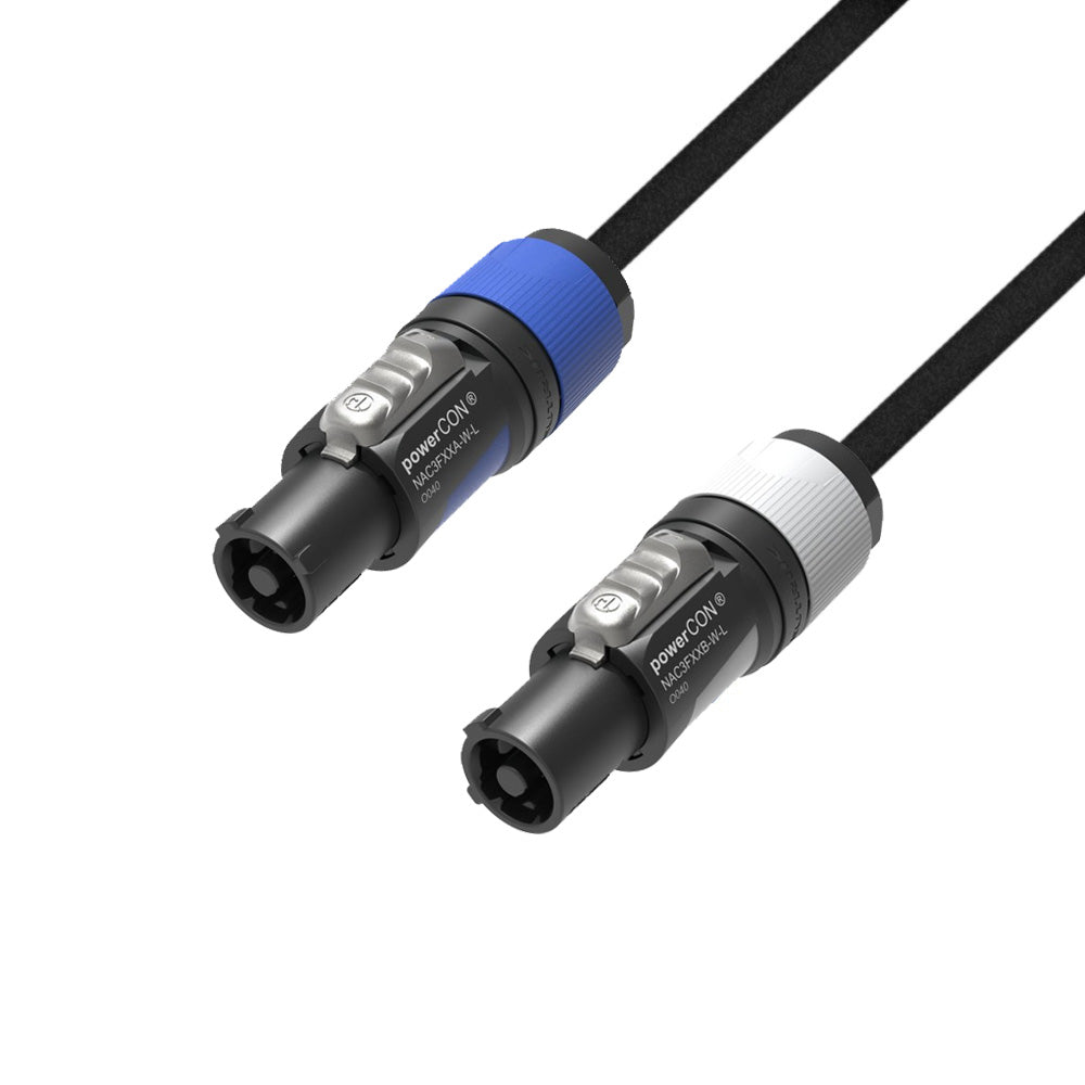 Adam Hall Cables 5 STAR PCON L 0150 - Câble Power Link | Neutrik powerCON® avec câble Titanex® | 1,5 m