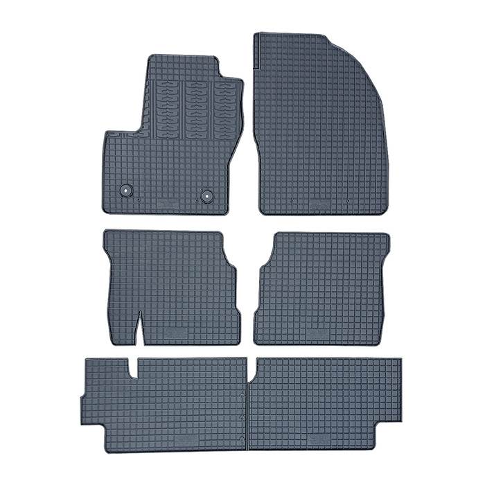 Rubber mats Ford Connect Tourneo 2014- 7 pers.