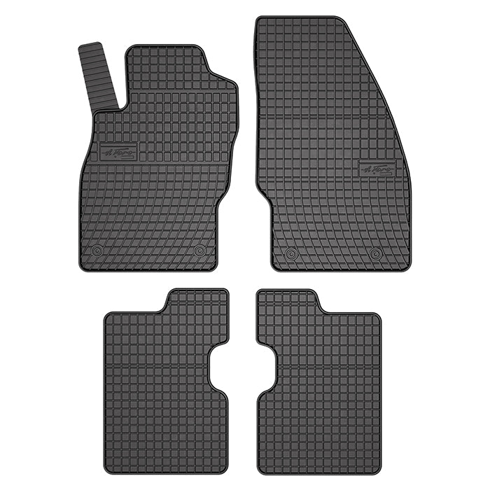 Tapis en caoutchouc Opel Corsa E HB, 1re + 2e rangée 2014-2019