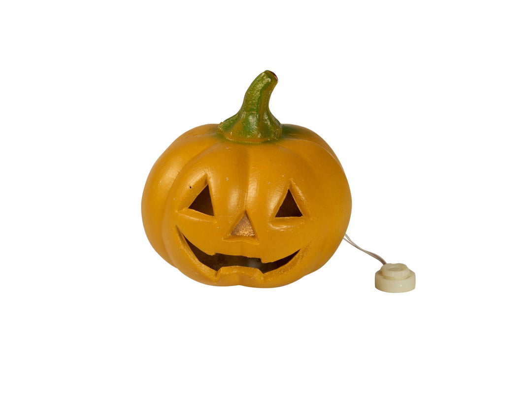 Citrouille Halloween avec LED 12cm