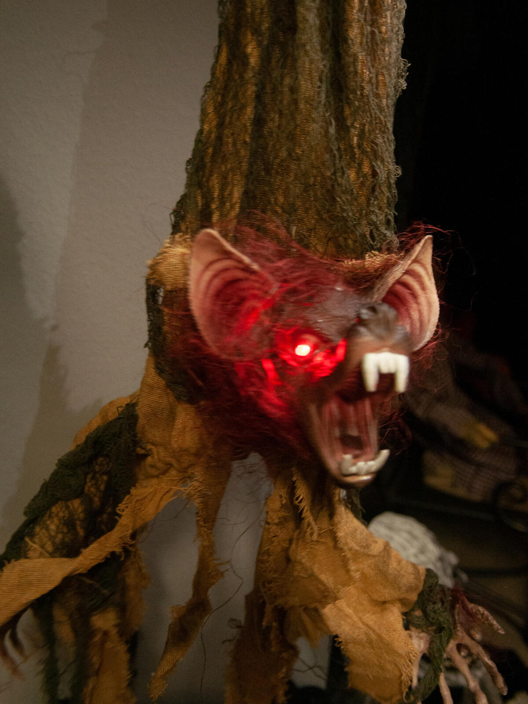 Figurine d’Halloween, chauve-souris, animée, 95 cm