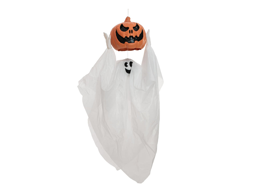 Fantôme citrouille d’Halloween, animé, 110 cm
