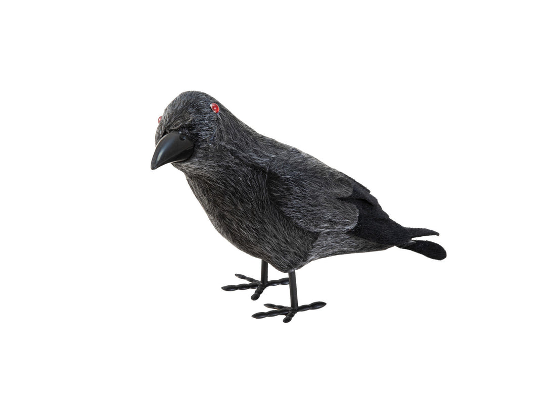 Halloween-ravn, 18 cm, sort