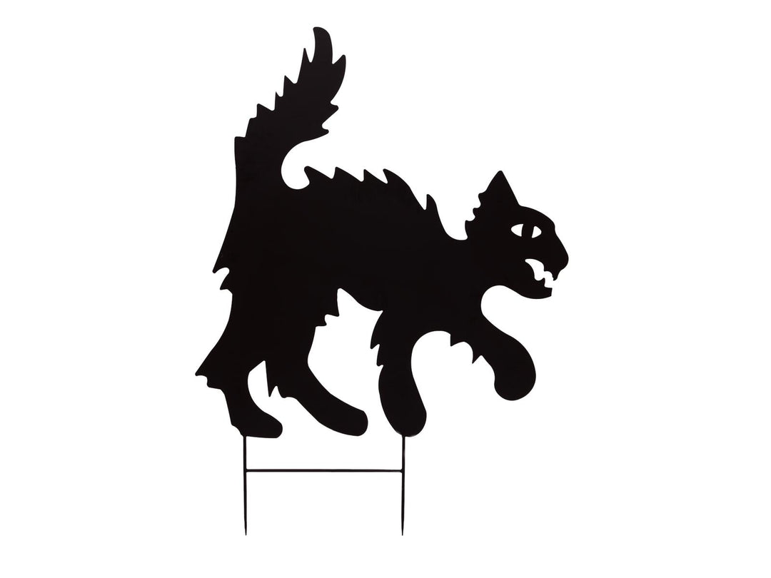 Metalsilhuet kat, 53 cm