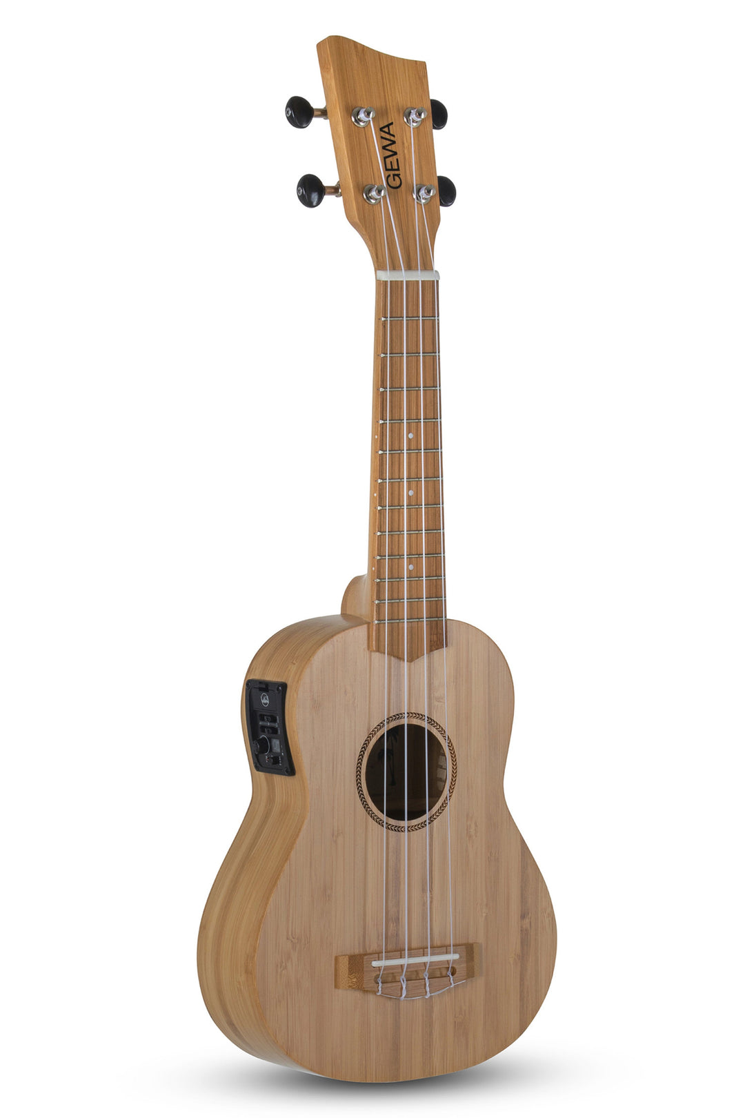 GEWA Ukulélé soprano Manoa Bamboo - E-A Soprano
