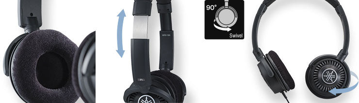 Yamaha HPH-150B headphones (Black)