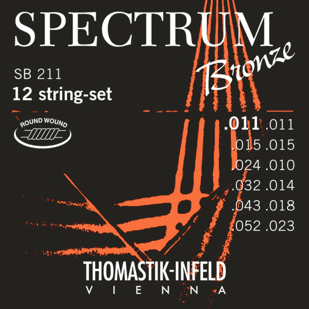 Thomastik-Infeld Cordes pour guitare acoustique Spectrum Bronze Series - Set (SB 211)
