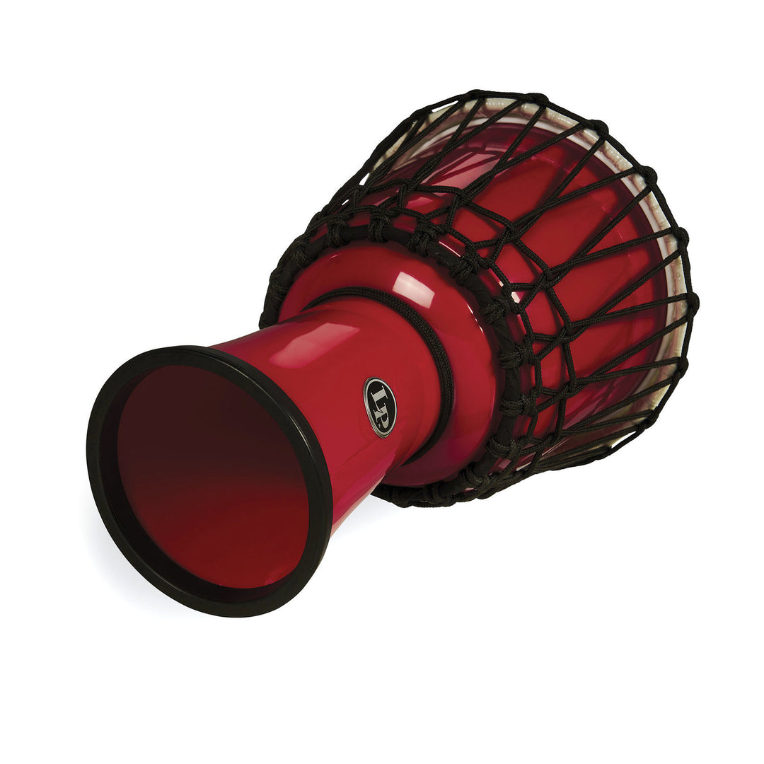 Djembés Latin Percussion World 7-inch à tension par corde Circle - Red (LP1607RD)