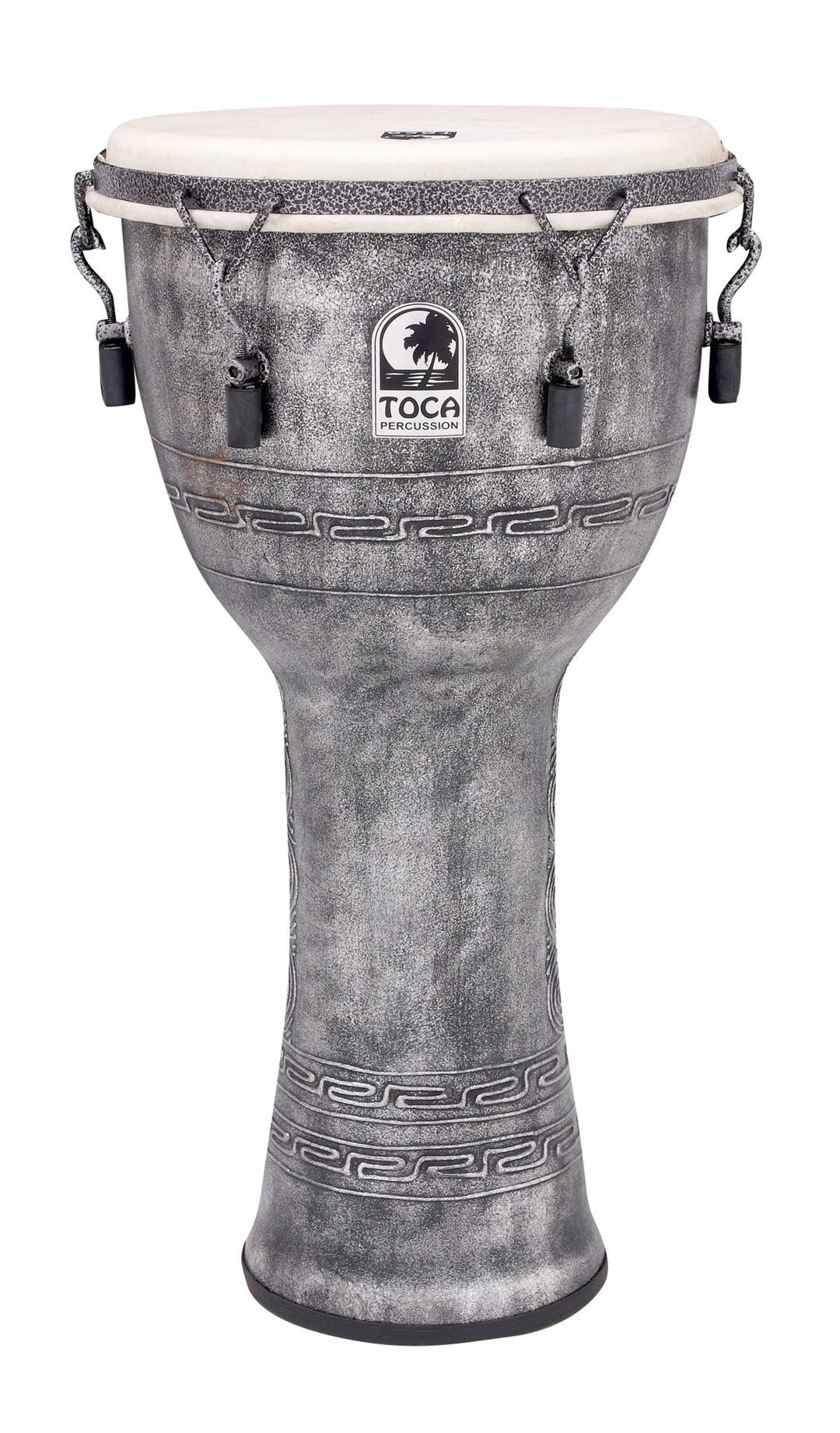 Toca Djembés Freestyle à accordage mécanique - Antique Silver (SFDMX-12AS)