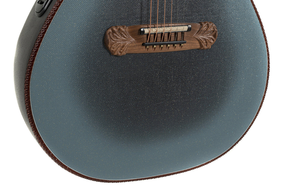 Adamas 1687GT Deep Non-Cutaway guitare électro-acoustique, Reverse Blue Burst