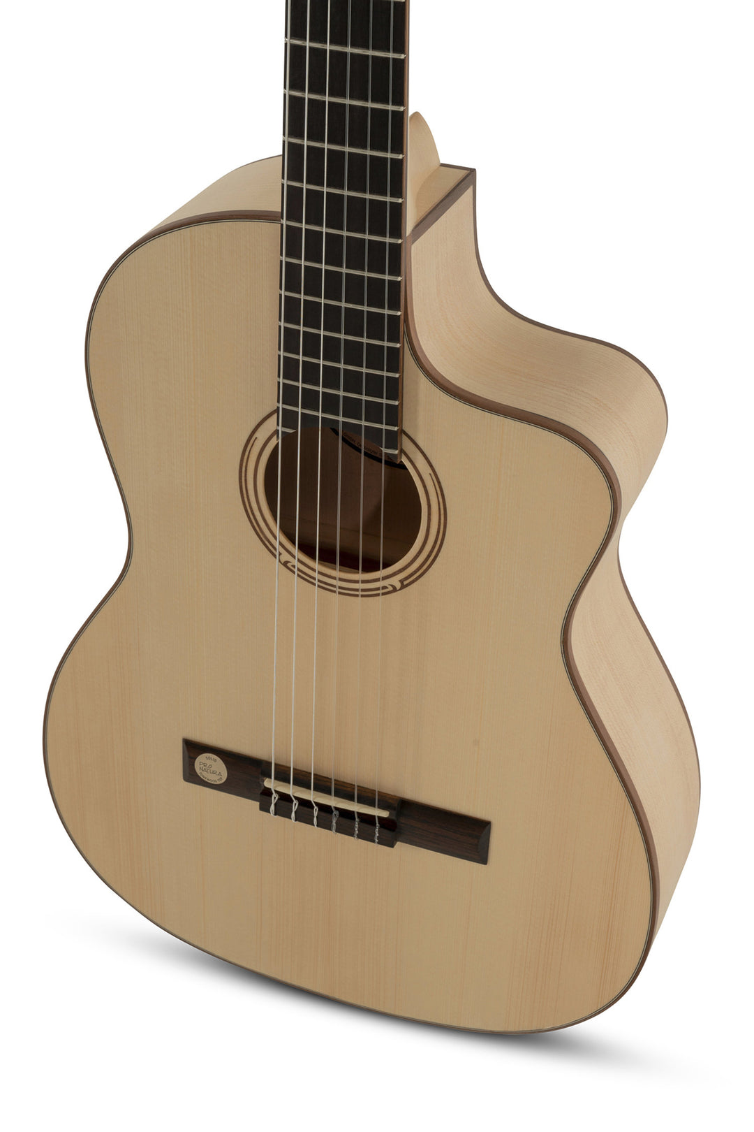GEWA Guitares classiques E-Acoustic Pro Natura Silver Samba - E-Acoustic (Cutaway)