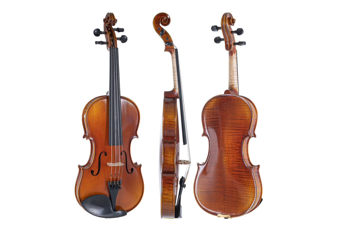 GEWA Violin Maestro 1 - 3/4 (Ready to play incl. shaped case, Massaranduba bow and Larsen Aurora strings, transport-secured)