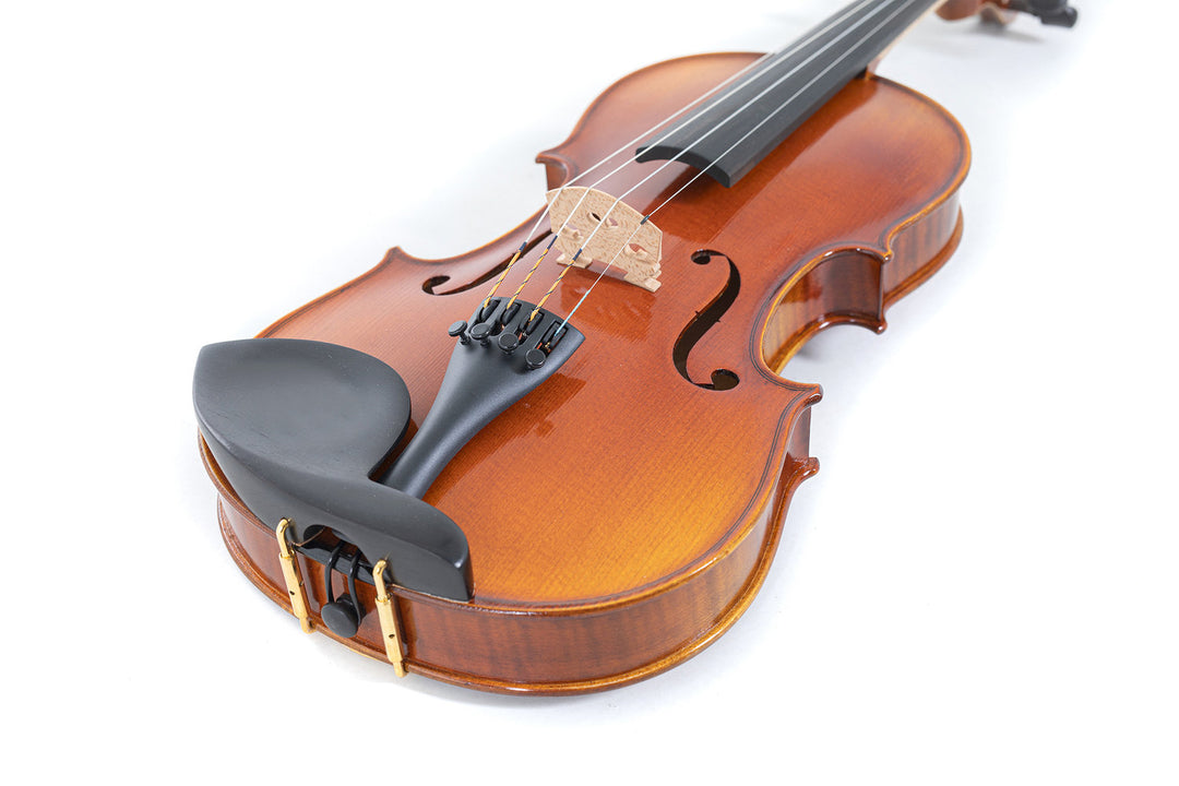 GEWA Violons Maestro 1 - 3/4 (Prêt à jouer incl. étui moulé, archet en carbone et cordes Larsen Aurora, sécurisé pour le transport)