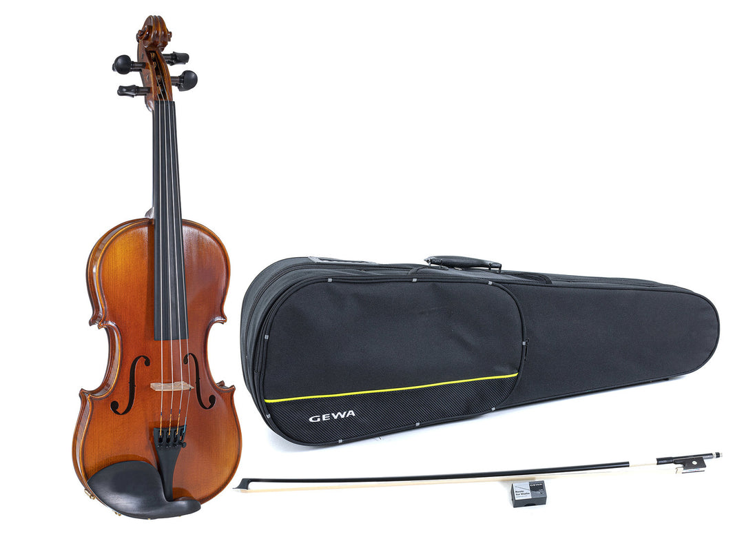 GEWA Violons Maestro 1 - 3/4 (Prêt à jouer incl. étui moulé, archet en carbone et cordes Larsen Aurora, sécurisé pour le transport)