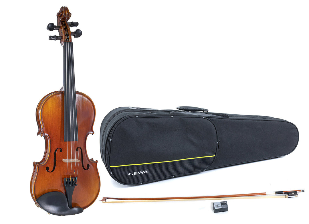 GEWA Violons Maestro 1 - 3/4 (Prêt à jouer, étui moulé, archet en Massaranduba et cordes Larsen Aurora inclus)