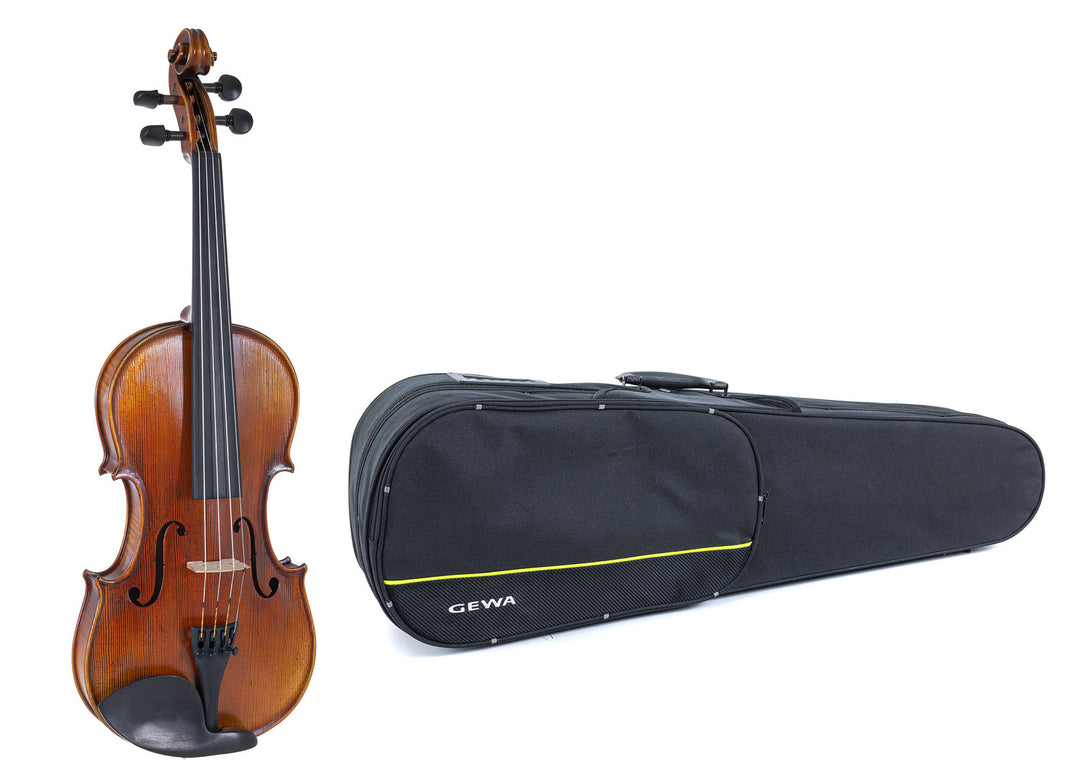 GEWA Violons Maestro 2 - 1/2 (Prêt à jouer, incl. étui profilé, sans archet, avec cordes Larsen Aurora, sécurisé pour le transport)