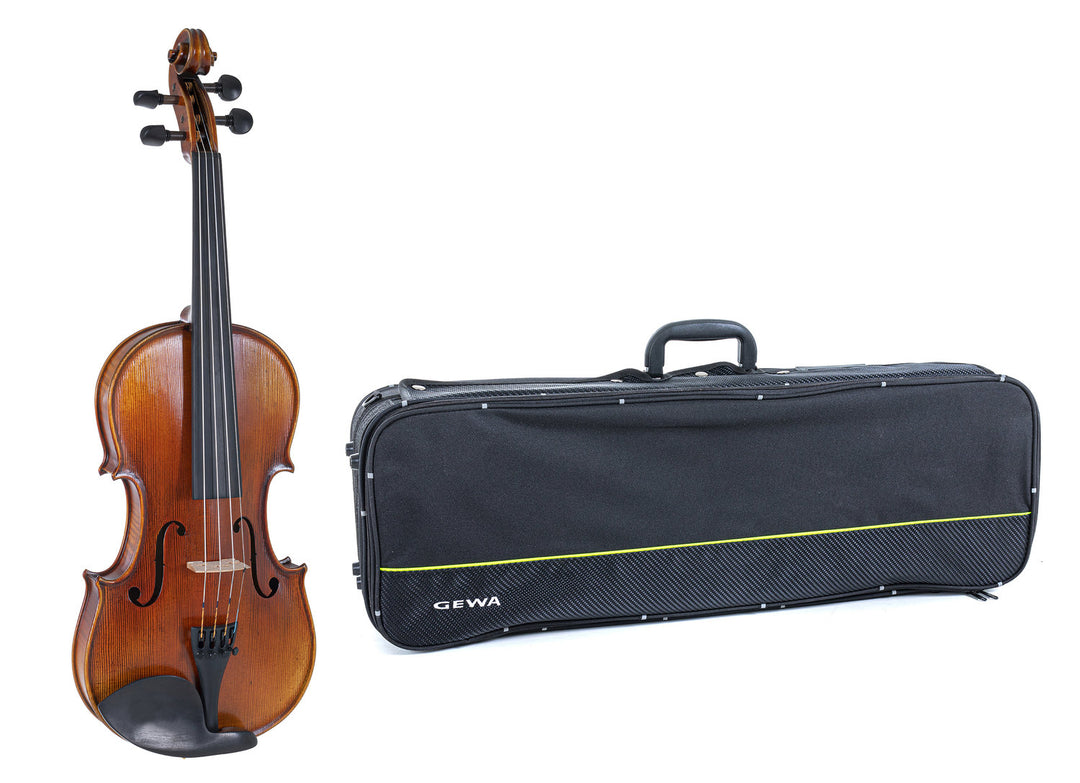GEWA Violons Maestro 2 - 1/4 (Prêt à jouer, étui pour violon inclus, sans archet, avec cordes Larsen Aurora, sécurisé pour le transport)