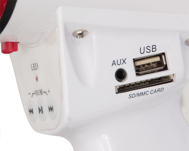 LTC Megaphone with USB, SD and AUX Input