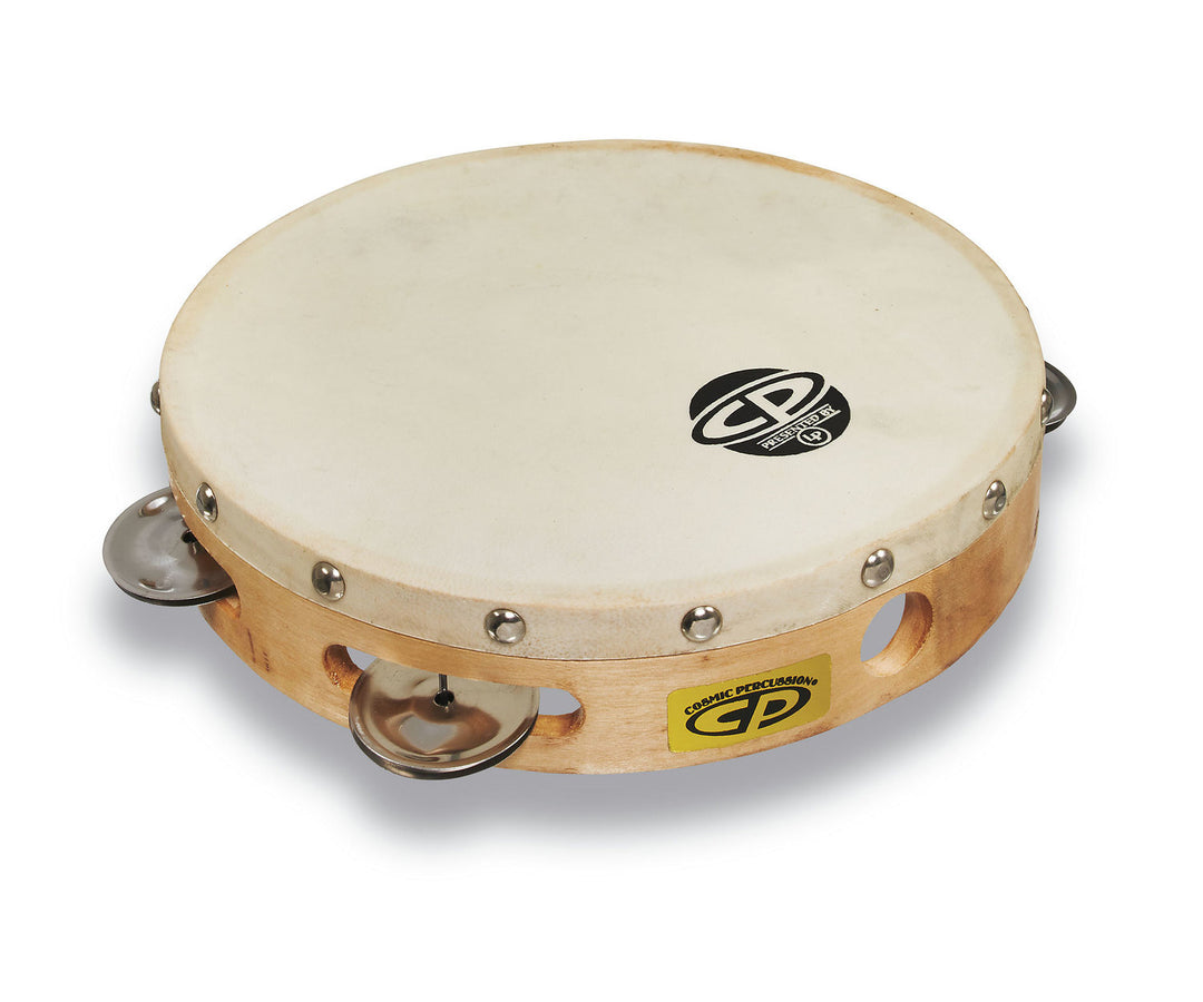 Latin Percussion Tambourine CP Wood - 8", une rangée (CP378)