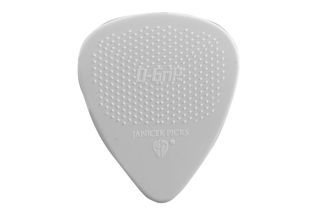 D-Grip Pick Médiators en nylon Janicek - 0,38 blanc