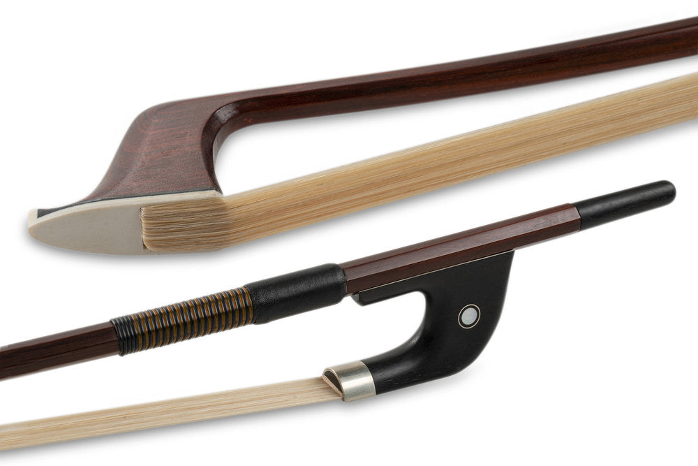Archet de contrebasse GEWA 1/2, baguette octogonale en wamara