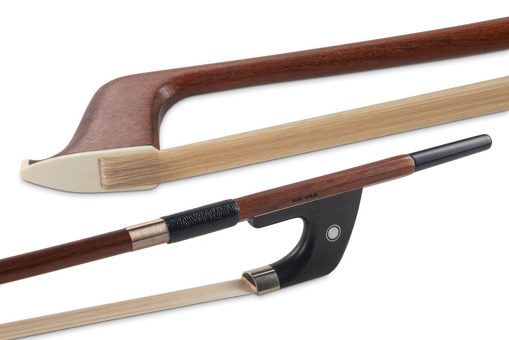 GEWA archet de contrebasse W.R. Wild, baguette ronde en pernambouc (404891)