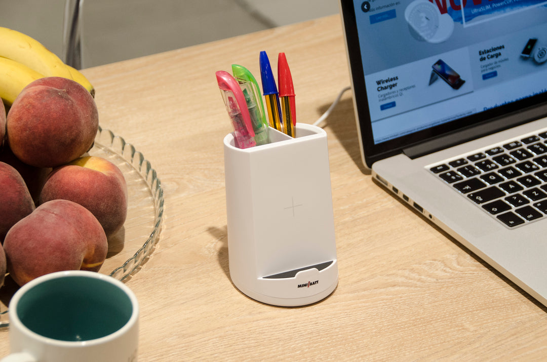 MINIBATT Porte-crayons avec Chargeur Sans Fil