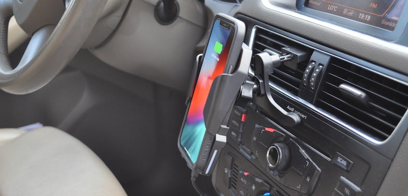 MINIBATT Car holder with wireless charger