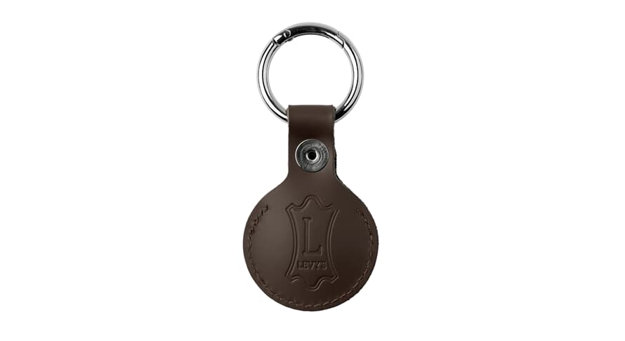 Levys A66AIR porte-clés AirTag, marron, A66AIR-DBR