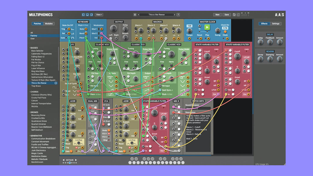 Synthétiseur modulaire Multiphonics CV-1