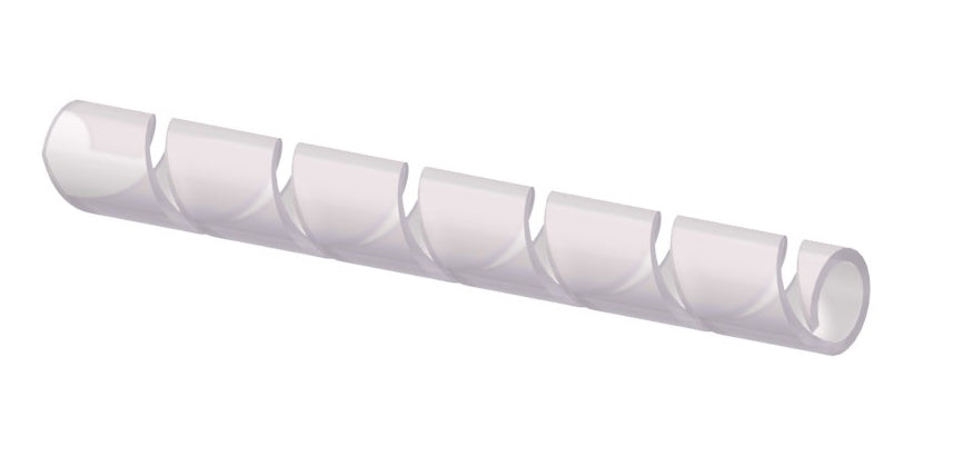 ProCab enrouleur de câble spiralé transparent Ø=12mm 10 m