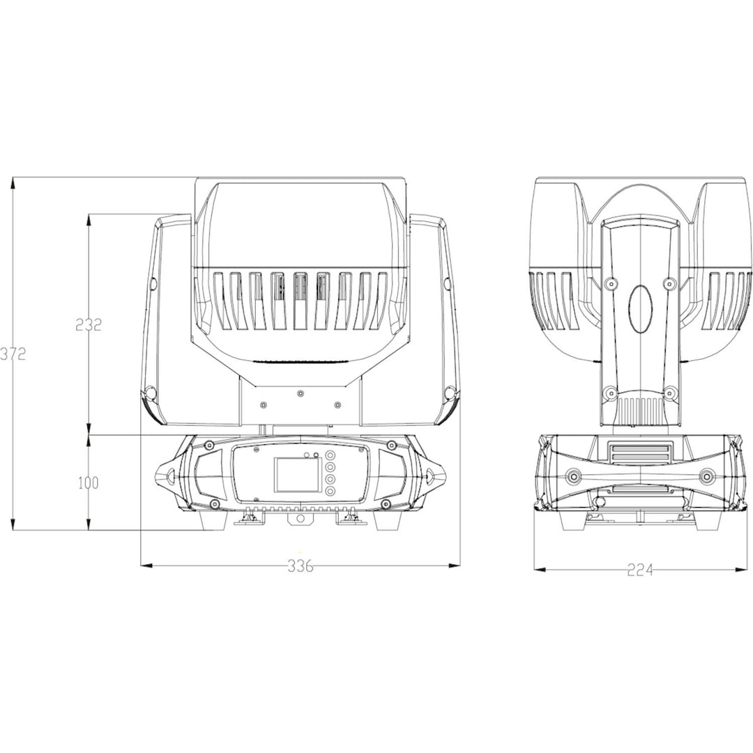AFX WASH 760 Tâtes Mobiles (7x60 Watt)