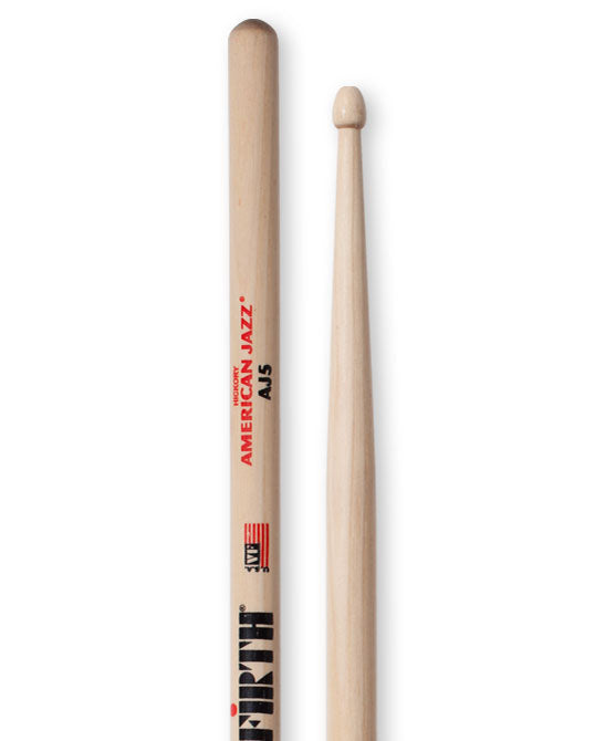 Vic Firth American Jazz AJ5 Baguettes de Baterie