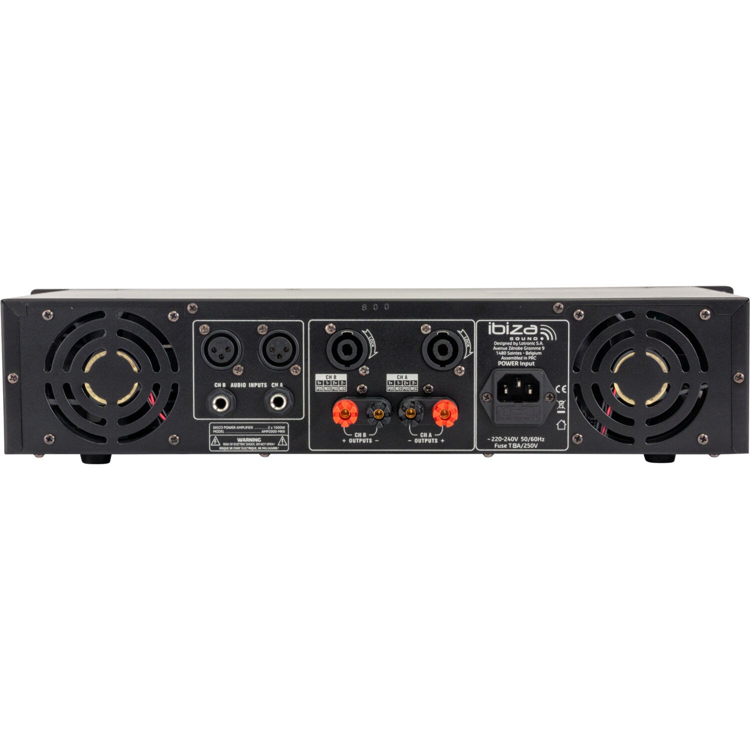 Ibiza AMP2000-MKII Power Amplifier (2x1500W)