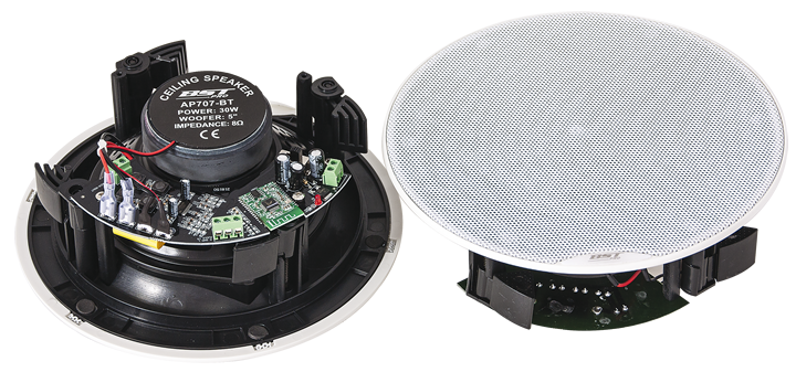 Built-in speaker set with. Bluetooth