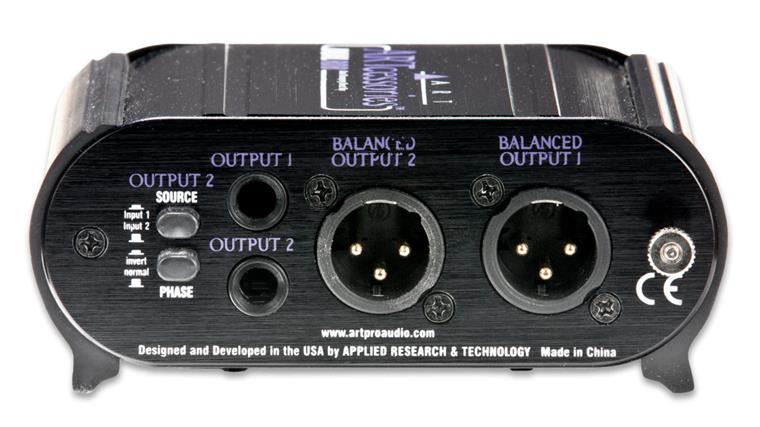 ART Double réamplification Boîte DI active
