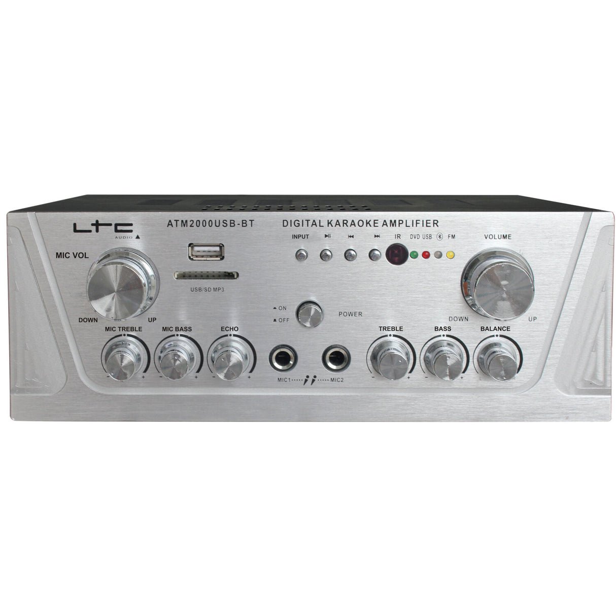 LTC Karaoke Amplifier (2 x 50W - Silver)