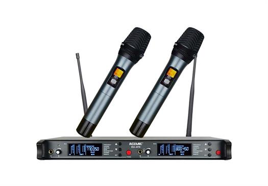 Acemic EU-870 système de microphone sans fil avec 2 microphones