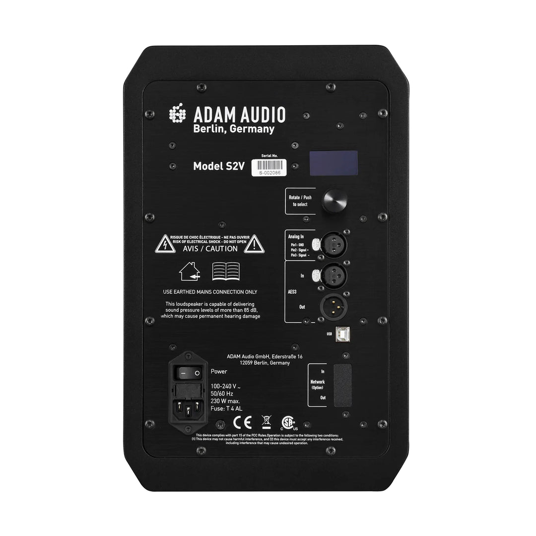 Adam S2V Nearfield - Moniteur de studio (avec étrier gratuit)