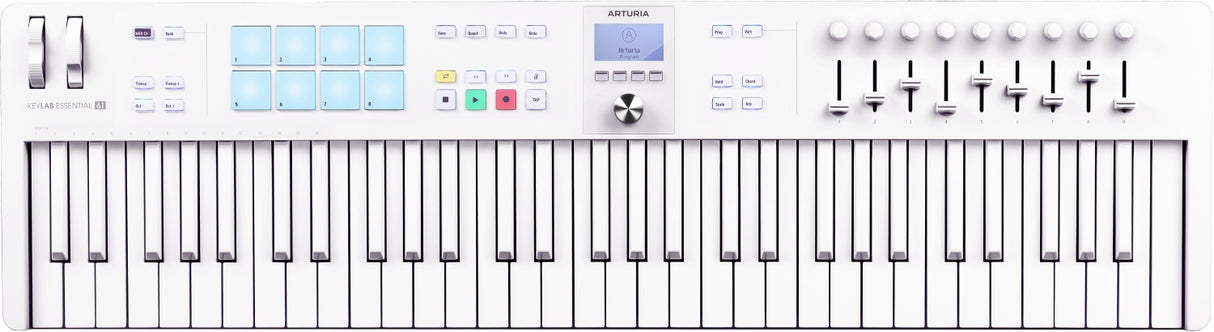 Arturia KeyLab Essential MK3 61 Clavier MIDI (Alpine White)