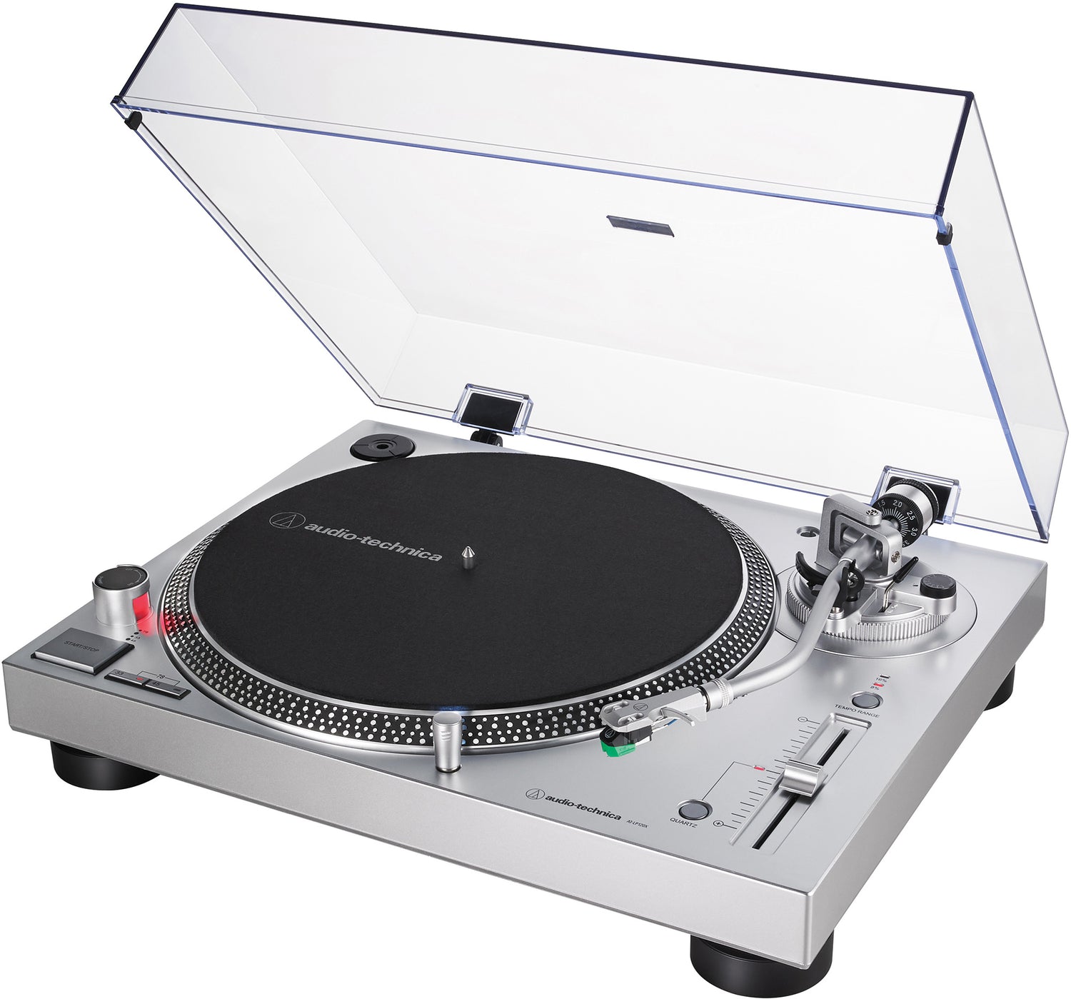 Audio-Technica AT-LP120XUSB-SV Turntable (Silver)