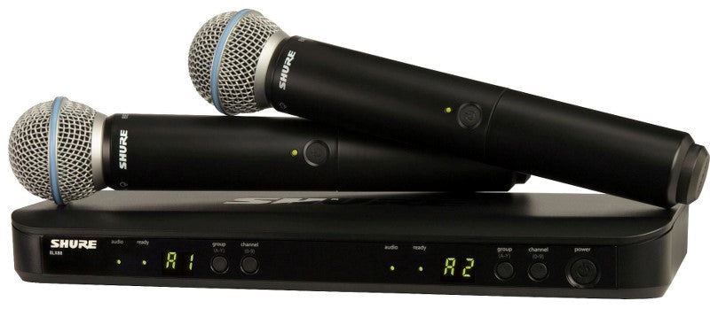 Shure BLX288E/B58-S8 Handheld Microphone Set