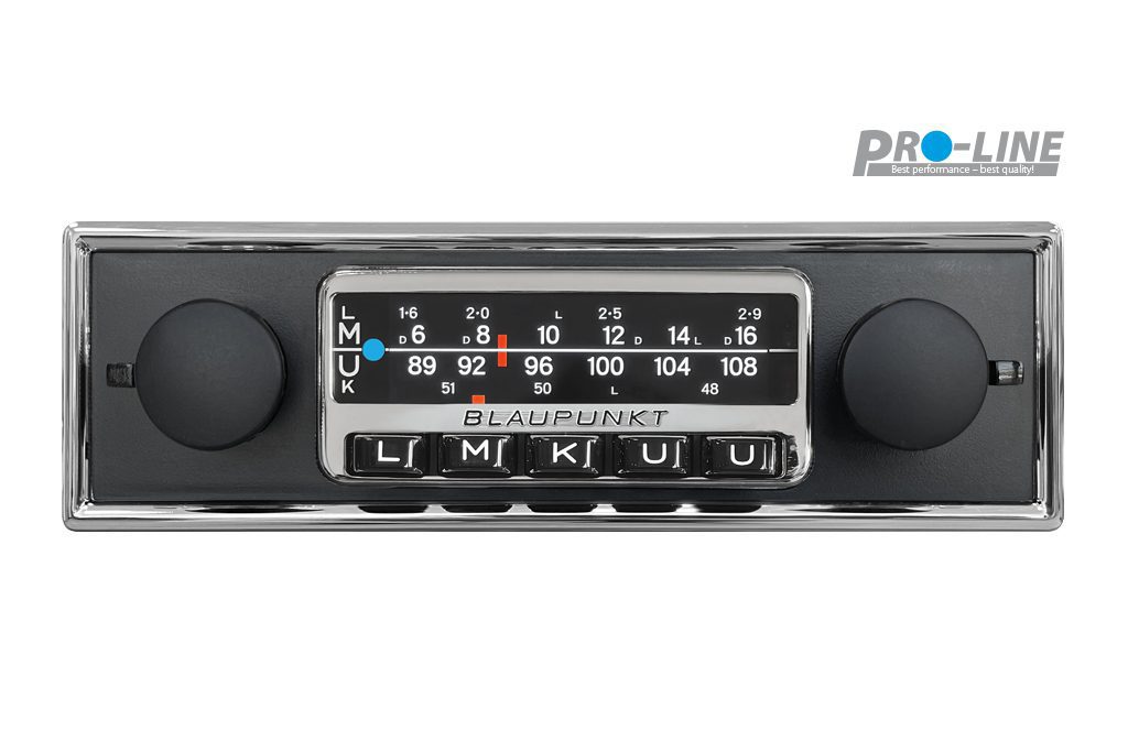 Blaupunkt Frankfurt autoradio stéréo rétro avec DAB+, Bluetooth, USB-C et AUX