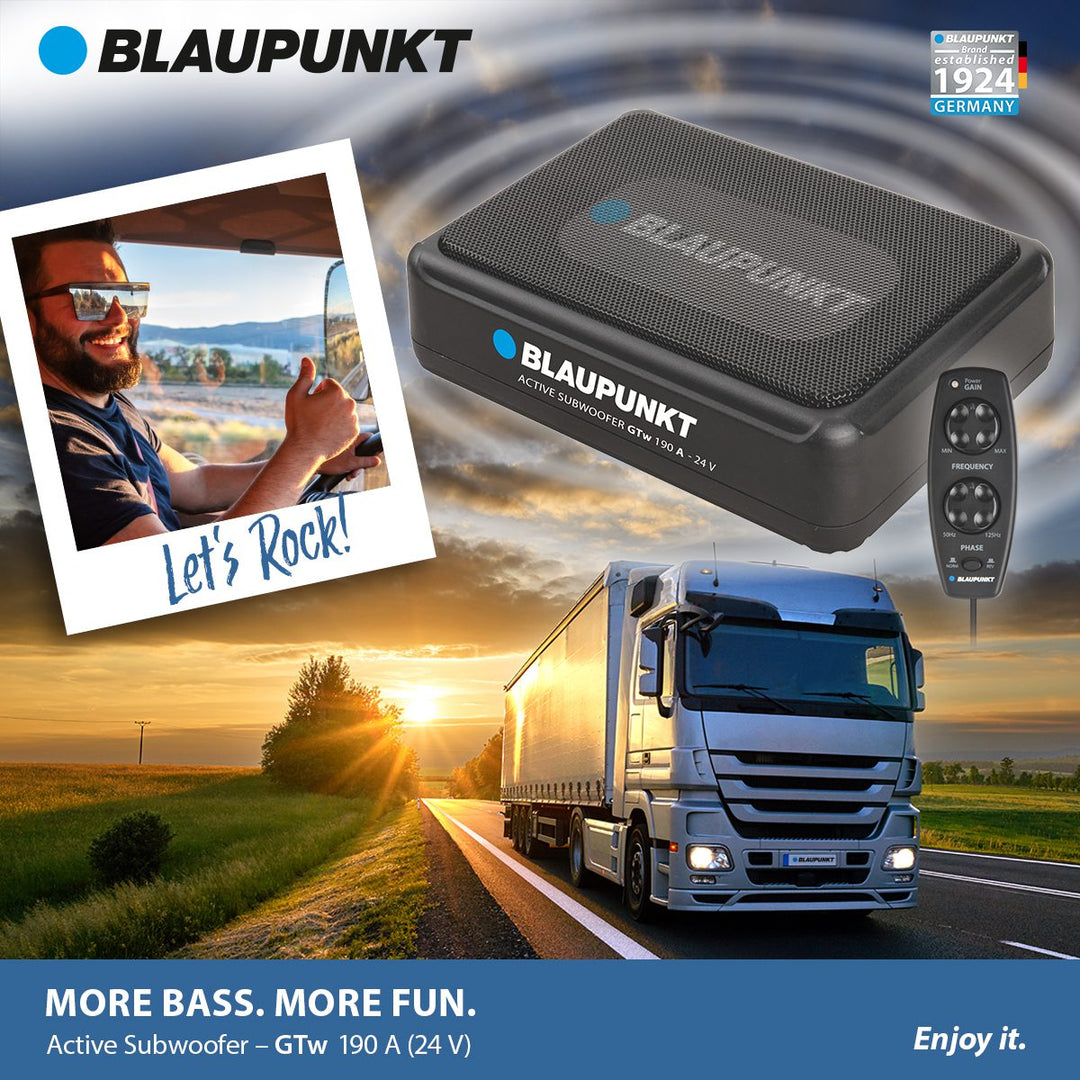 Blaupunkt GTW 190 A-24 Subwoofer Actif (24 Volt)