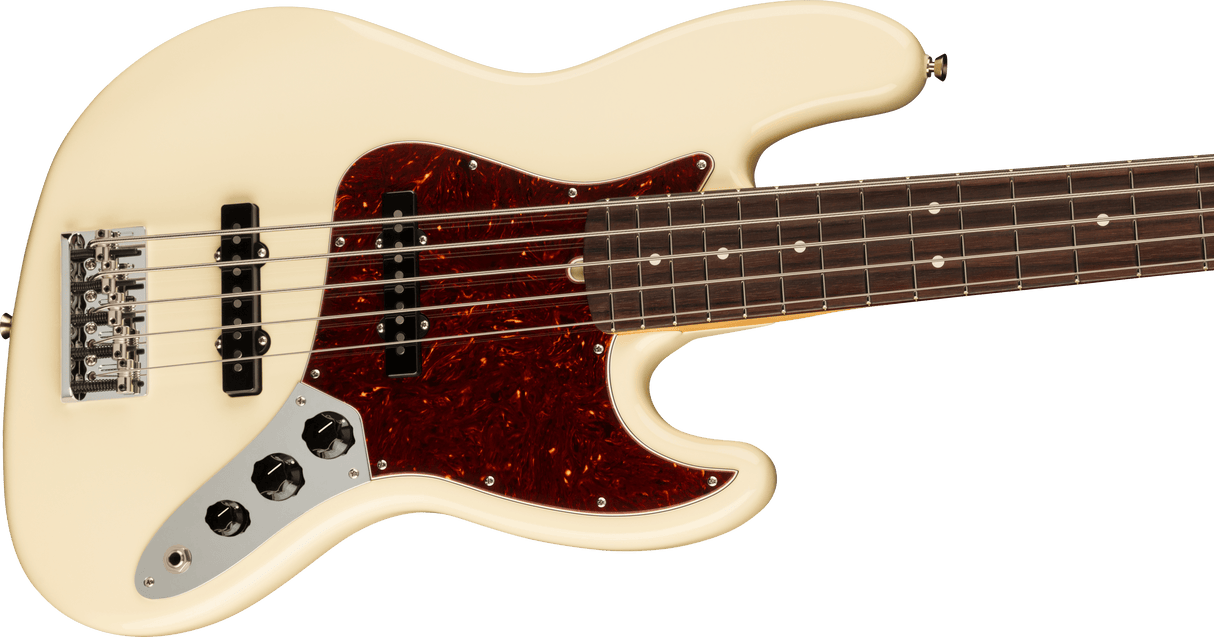 Fender American Professional II Jazz Basse électrique (Olympic White)