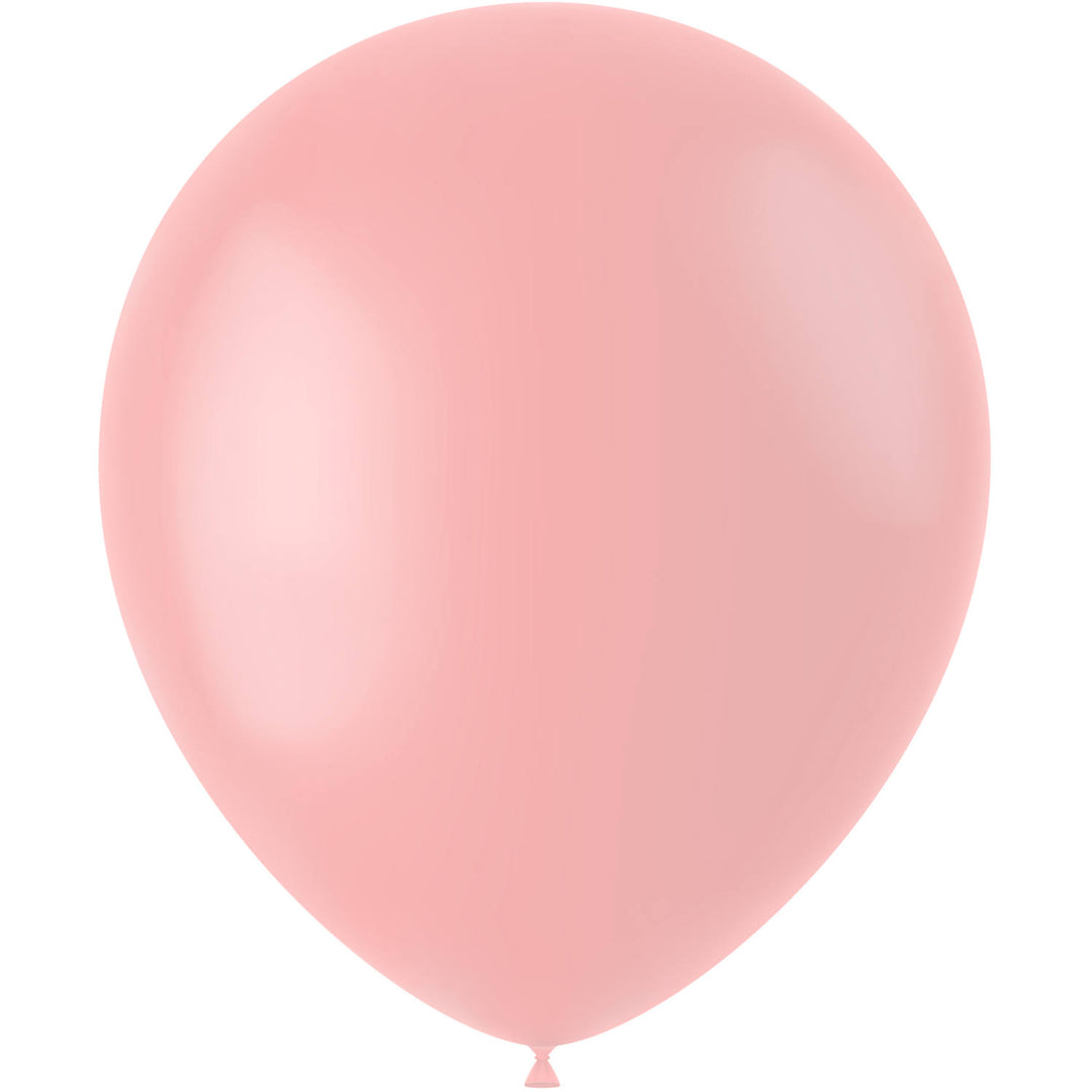 Ballons 50 pcs. (Rose Poudre Mat, 33cm)