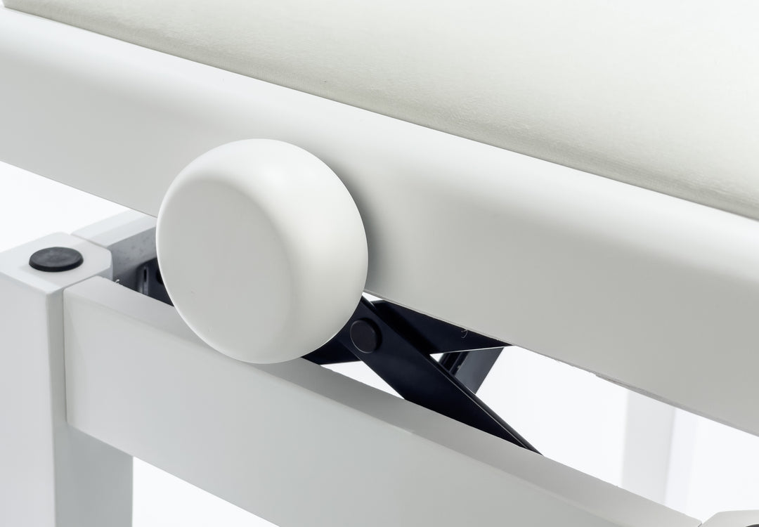 Grooveland KB200 Banc de Piano (Mat Blanc)