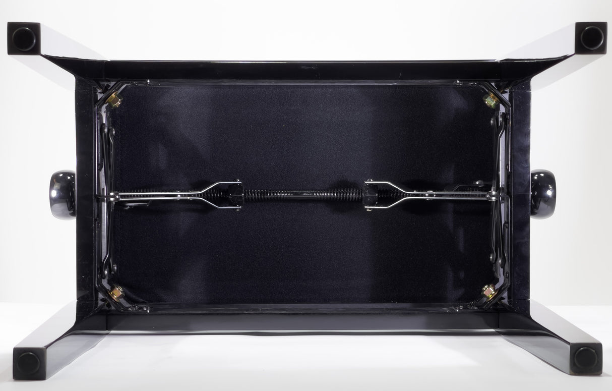 Grooveland KB200 Banc de piano (Noir Brillant)