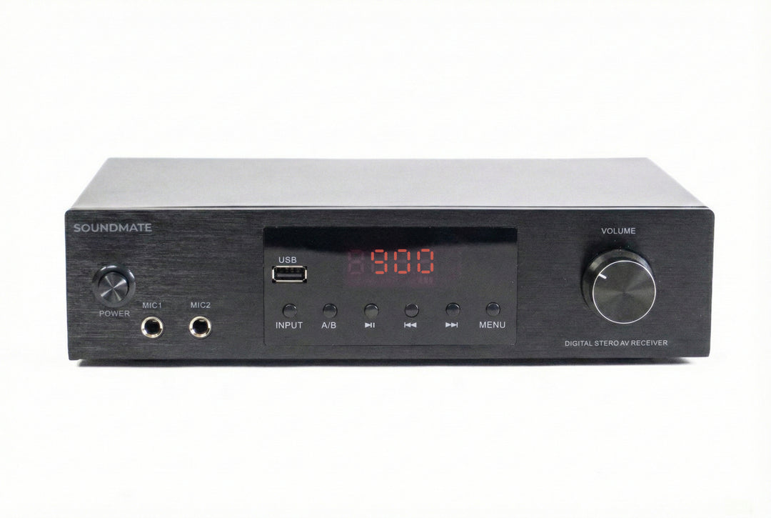 SoundMate HBS-05 Enceintes Bibliothèque & Amplificateur Bundle